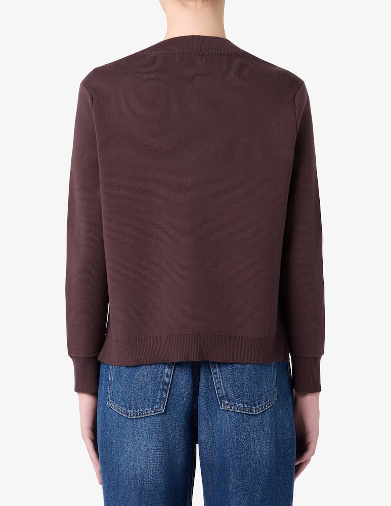 rinascente 24.7 Studio Cardigan crop in cotone