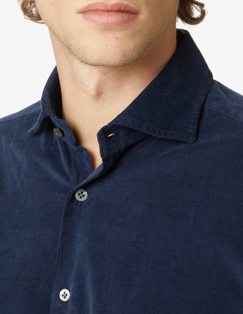 rinascente Guglielminotti Velvet shirt - Blue