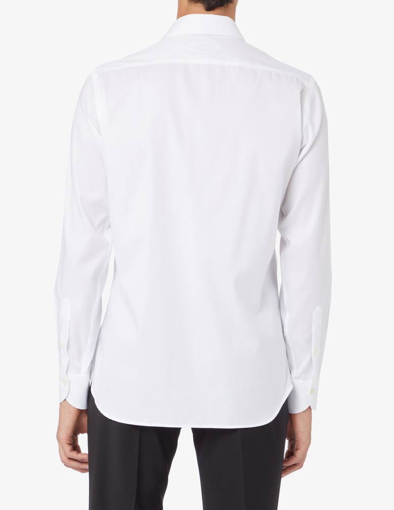 rinascente Guglielminotti Camicia slim pint point - Bianco