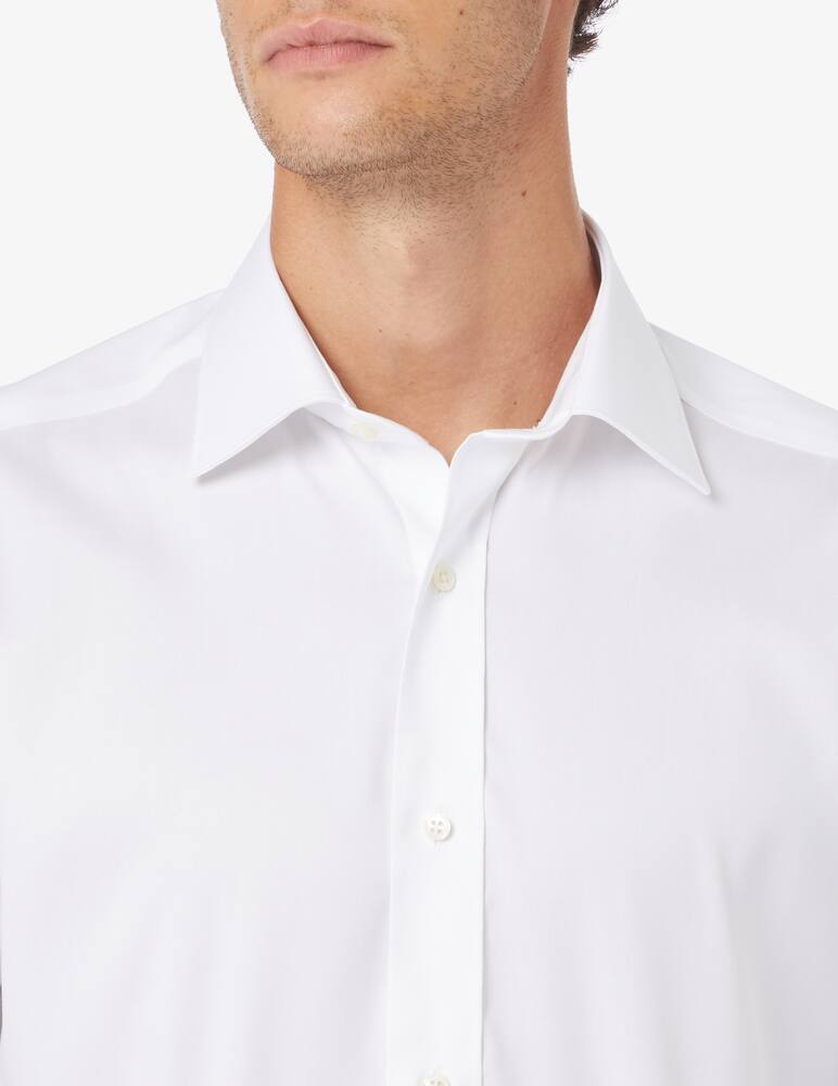 rinascente Guglielminotti Camicia slim pint point - Bianco