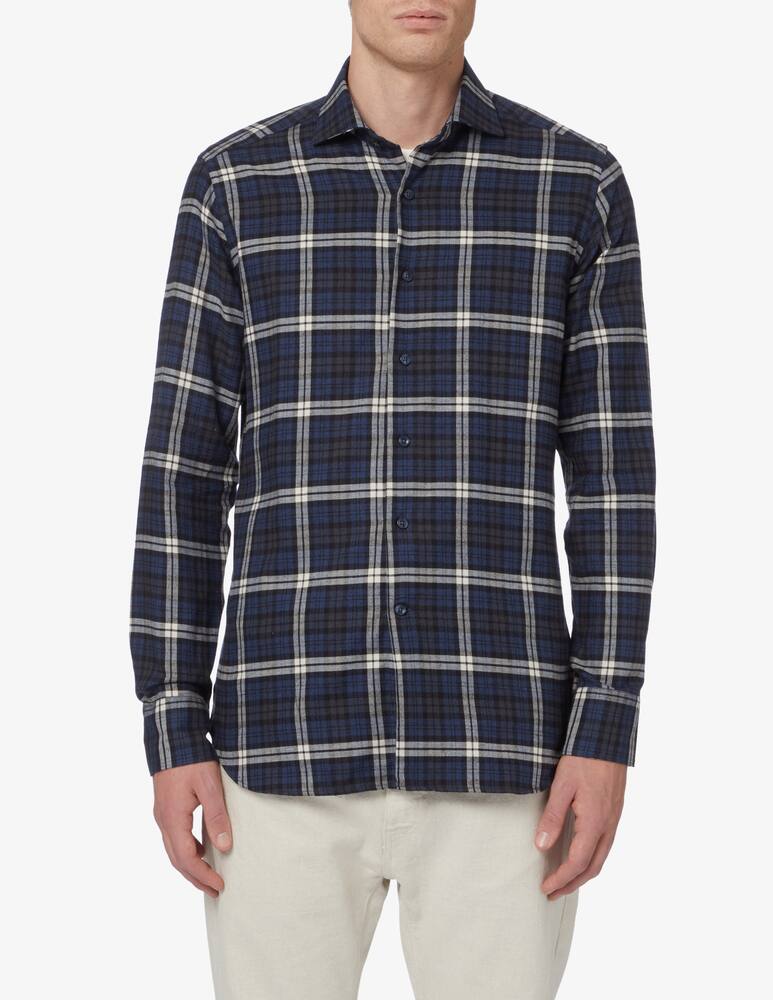 rinascente Guglielminotti Camicia a quadri in flanella - Multicolor