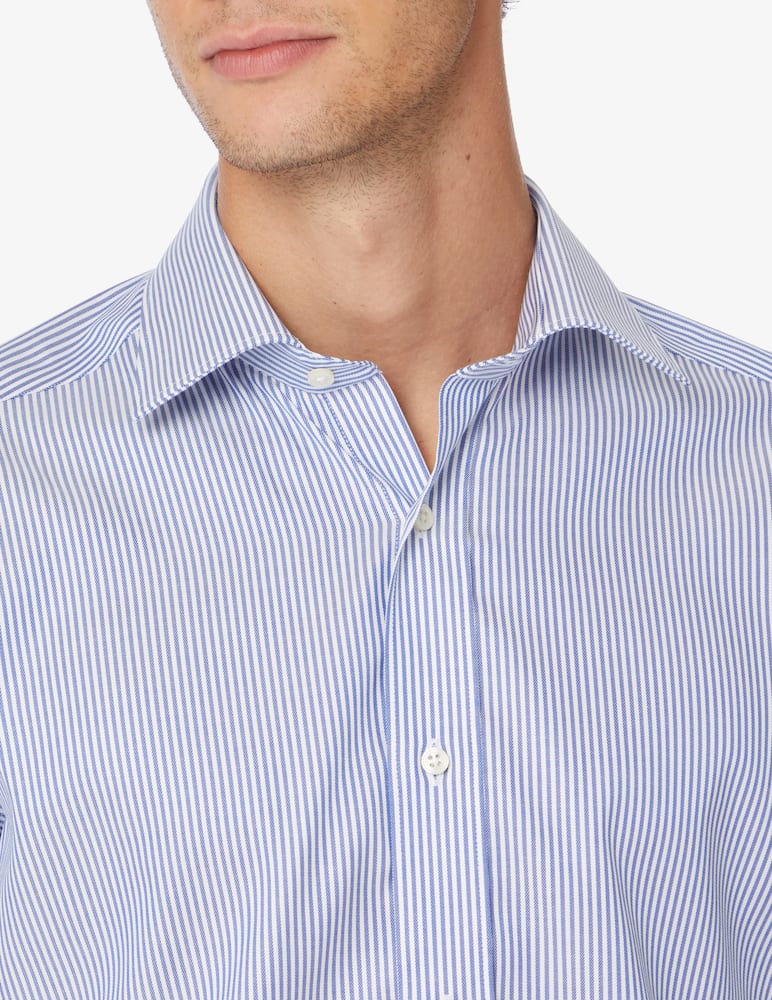 rinascente Guglielminotti Camicia second base twill - Blu