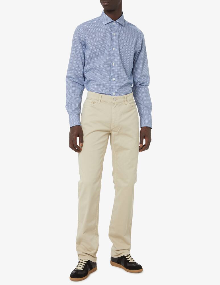 rinascente Guglielminotti Slim fit cotton shirt - Blue