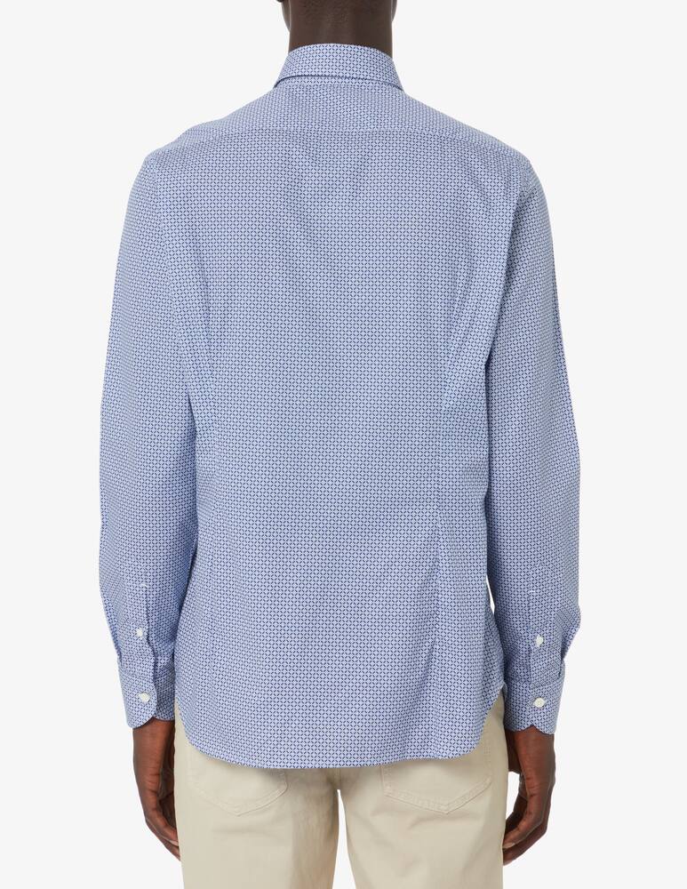 rinascente Guglielminotti Slim fit cotton shirt - Blue