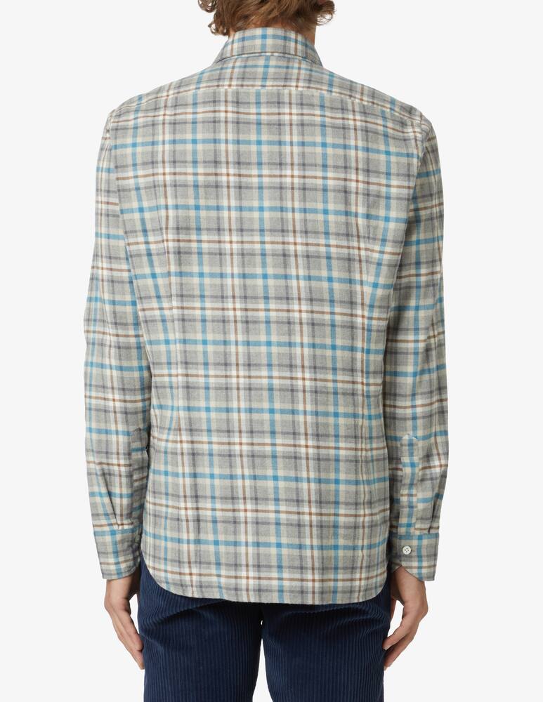 rinascente Guglielminotti Checked flannel shirt - Green