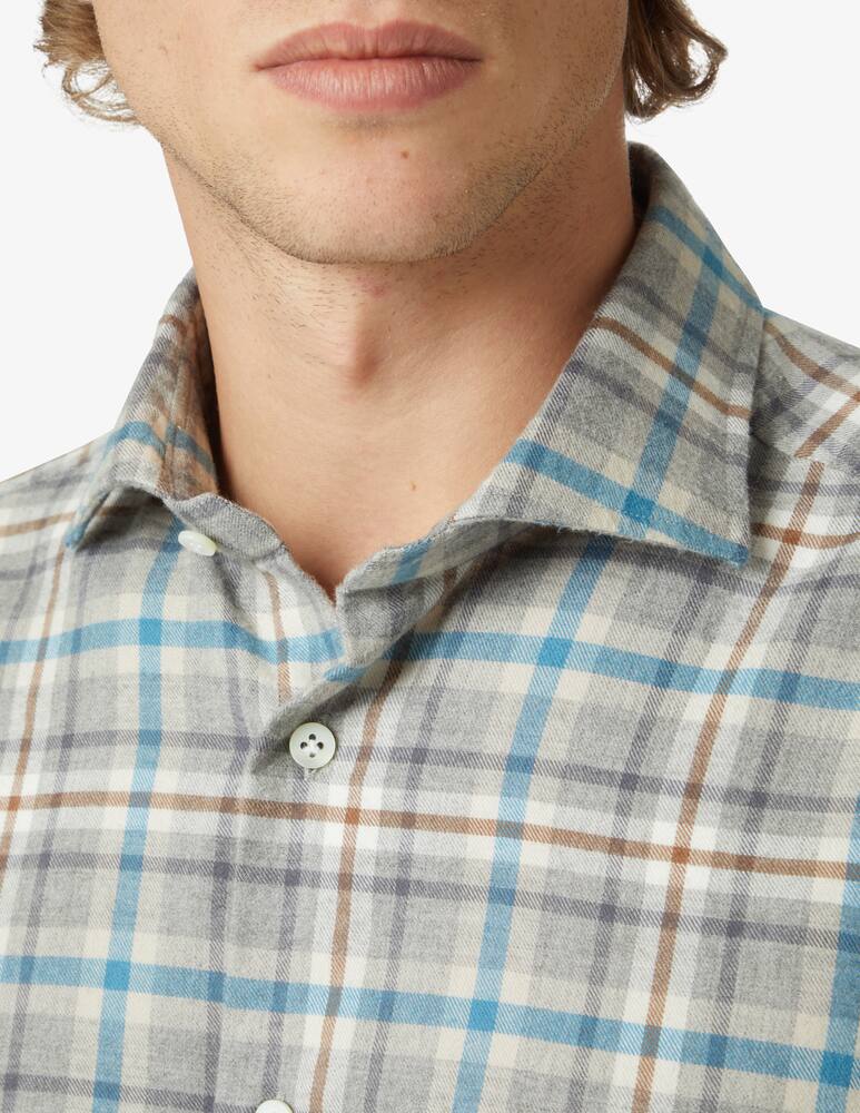 rinascente Guglielminotti Checked flannel shirt - Green