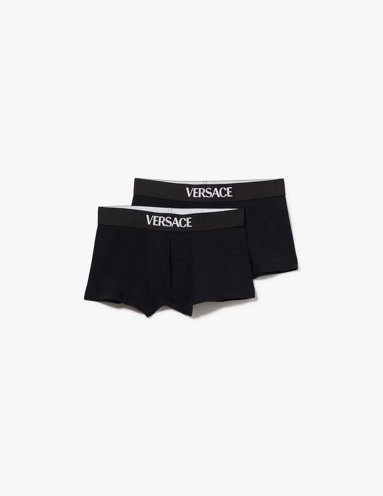 Versace Boxer trunk pack 2 logo - immagine 1 Versace Boxer trunk pack 2 logo - immagine 1