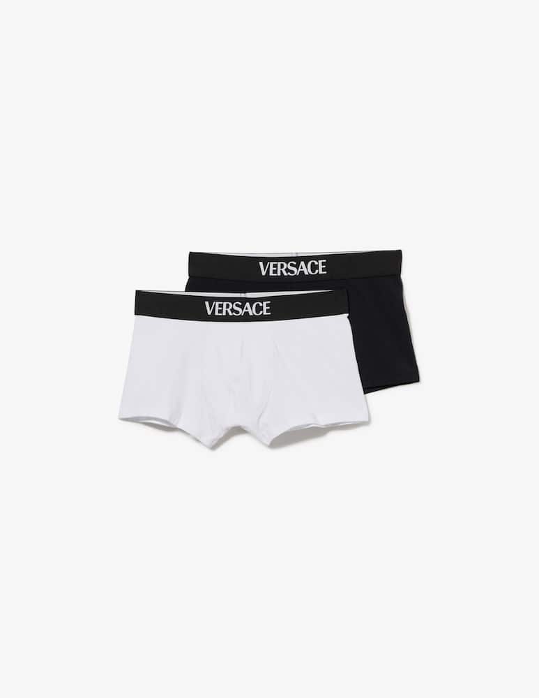 rinascente Versace Essential logo boxer trunk set