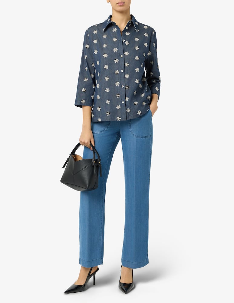 rinascente Elizabeth Ascot Lyocell wide leg trousers