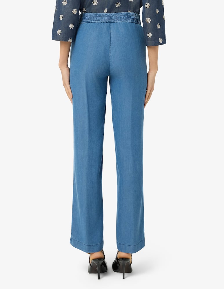 Elizabeth Ascot Pantaloni lyocell vita elasticizzata - immagine 3 Elizabeth Ascot Pantaloni lyocell vita elasticizzata - immagine 3