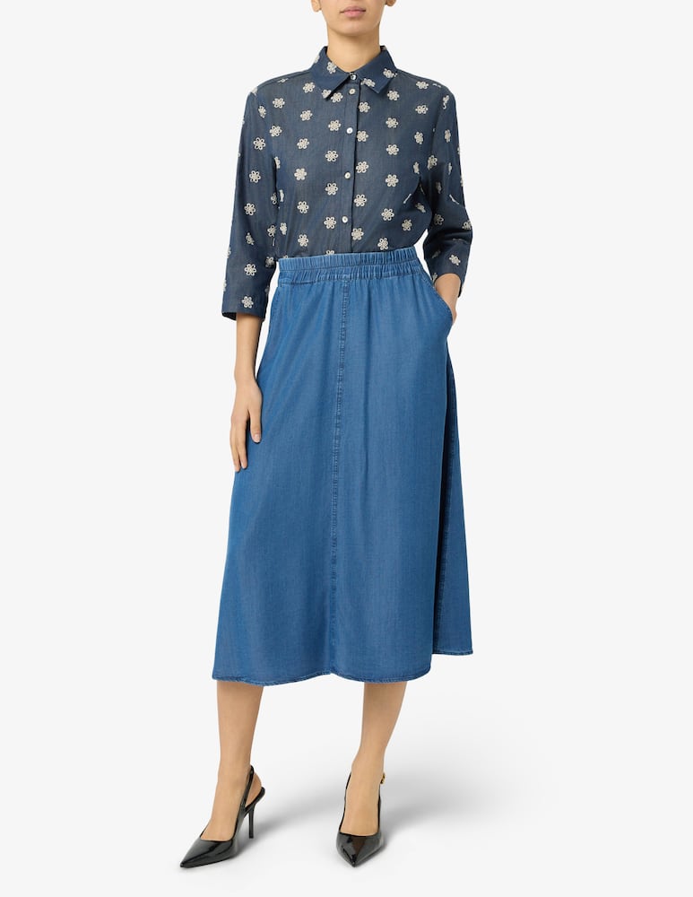 rinascente Elizabeth Ascot Gonna svasata midi