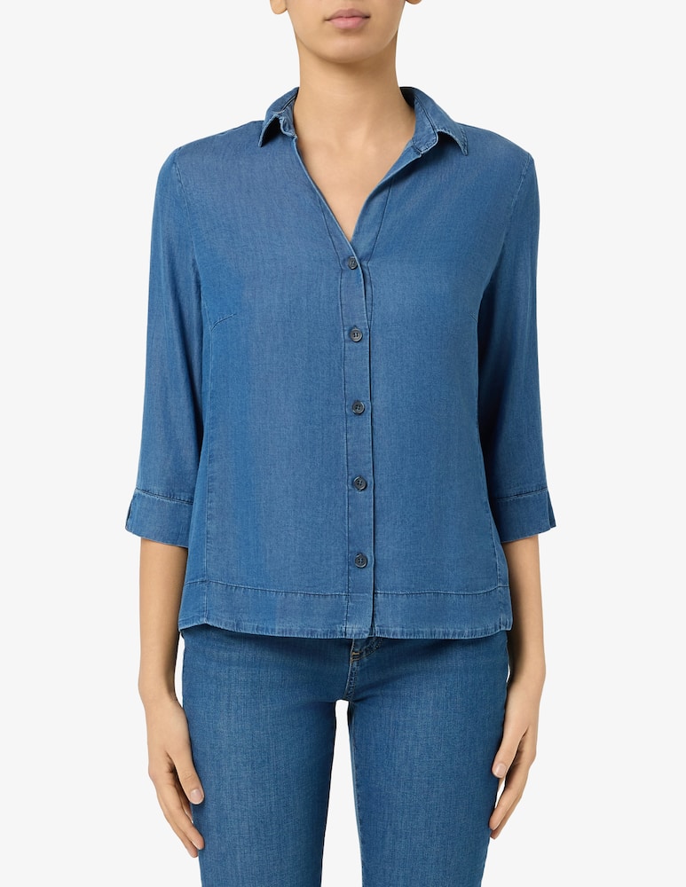 rinascente Elizabeth Ascot Camicia lyocell manica 3/4