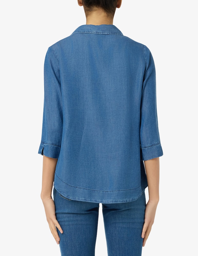 rinascente Elizabeth Ascot Camicia lyocell manica 3/4