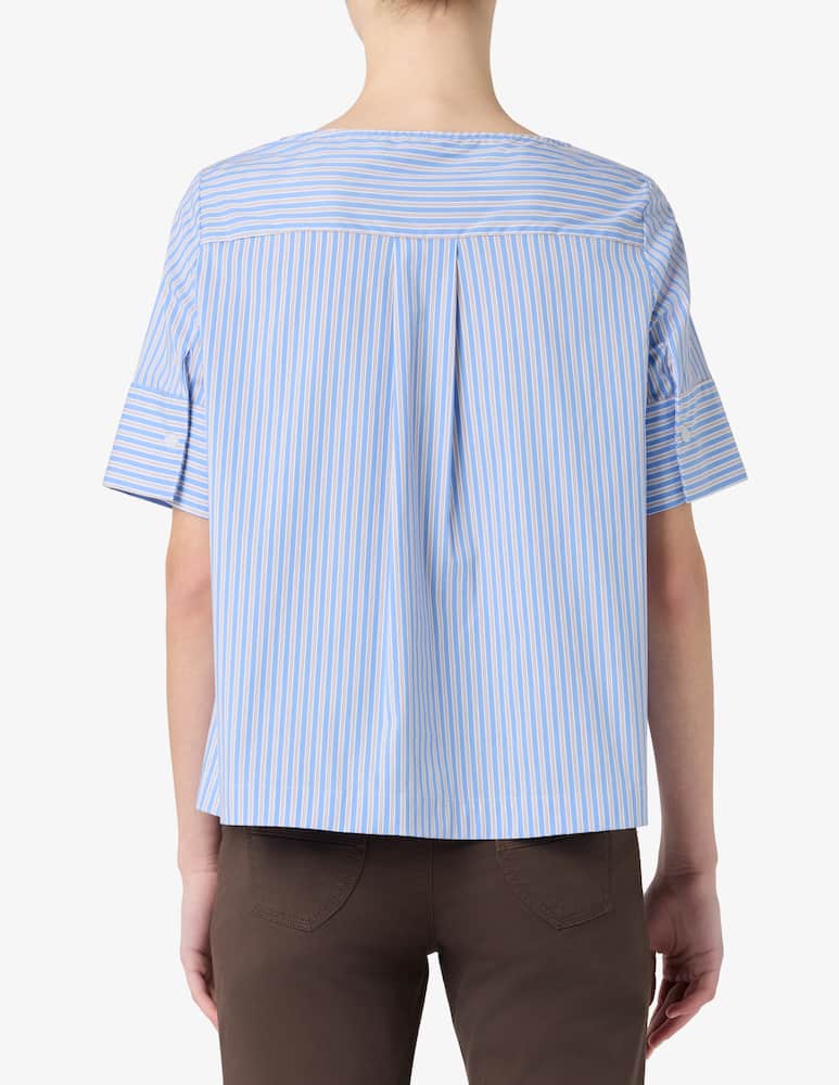 rinascente Elizabeth Ascot Striped cotton blouse