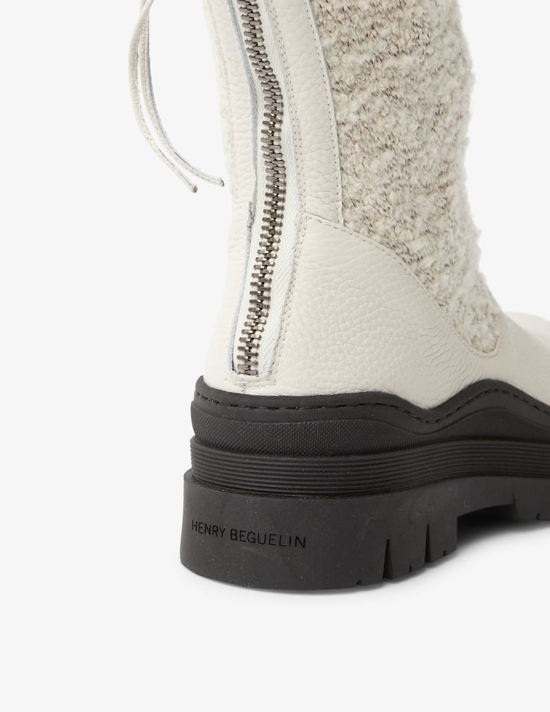 rinascente Henry Beguelin Leather booties - White