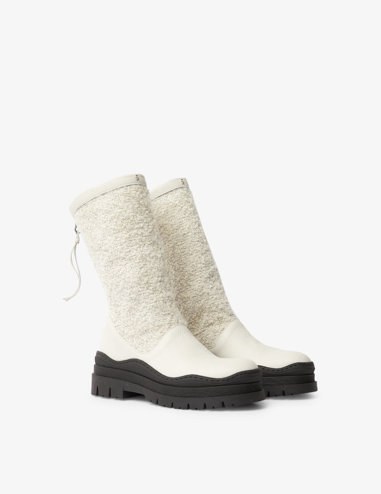 rinascente Henry Beguelin Leather booties - White