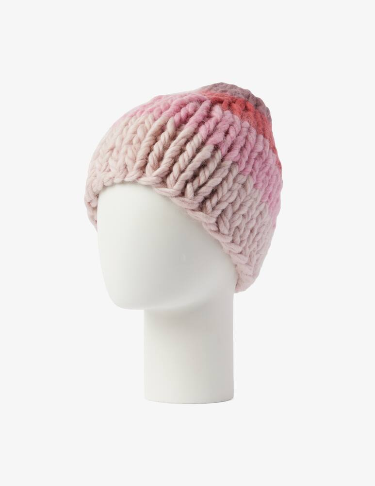 rinascente Laura Baresi Chunky Sepeial Edition striped beanie - Pink