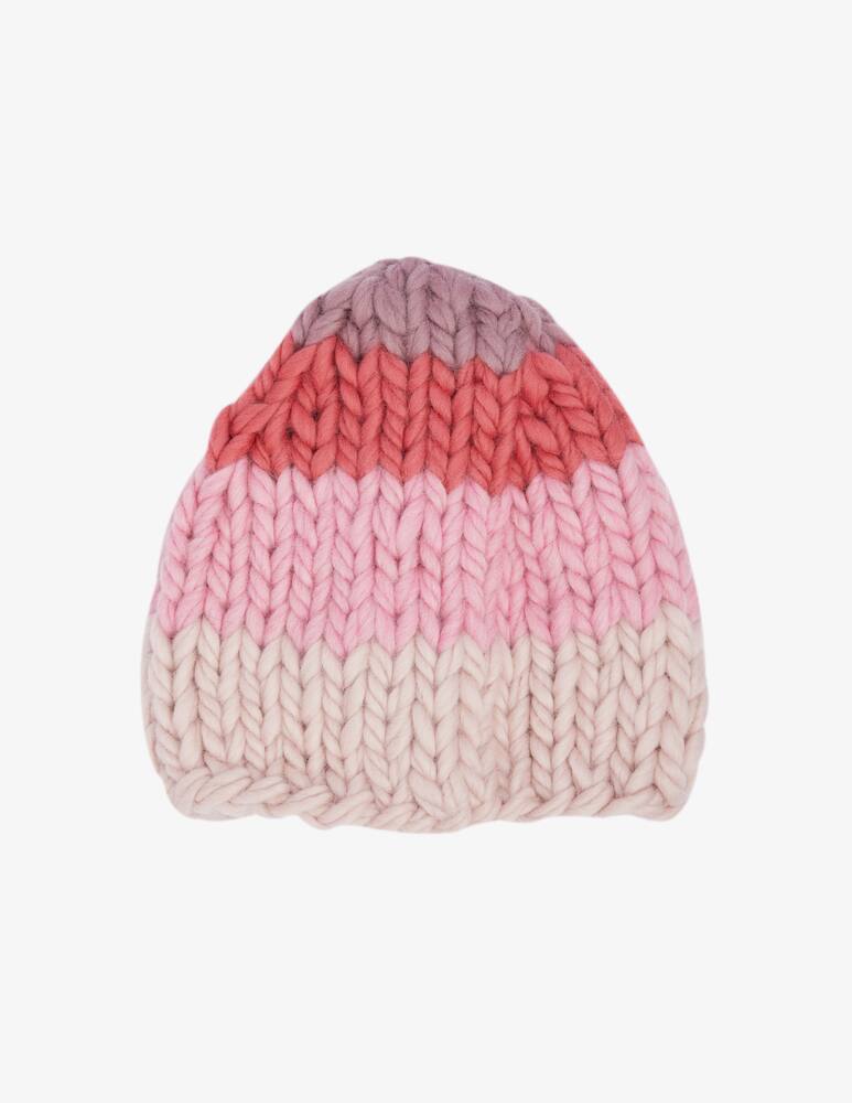 rinascente Laura Baresi Chunky Sepeial Edition striped beanie - Pink