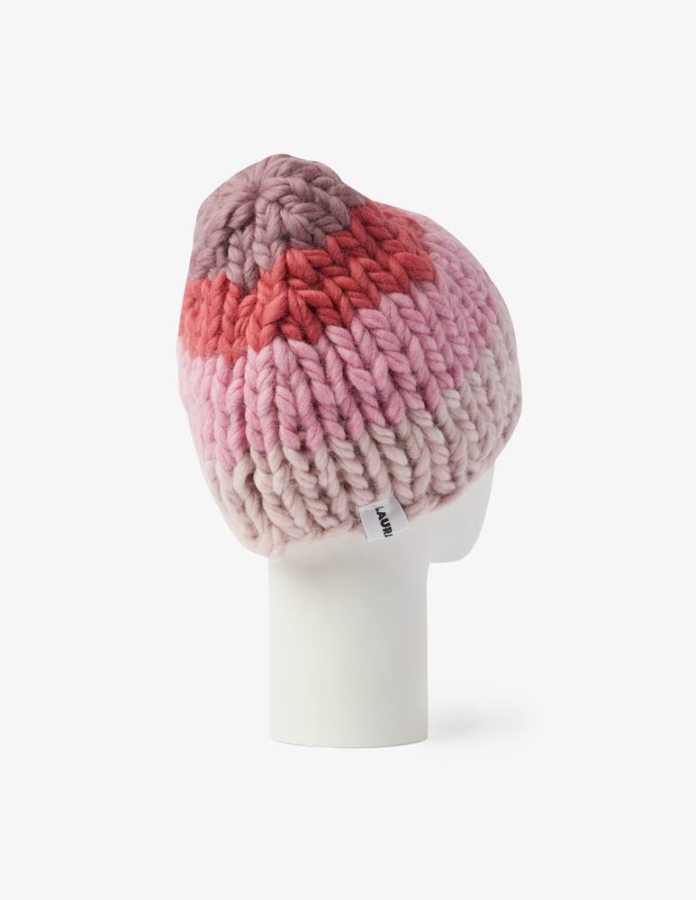 rinascente Laura Baresi Chunky Sepeial Edition striped beanie - Pink