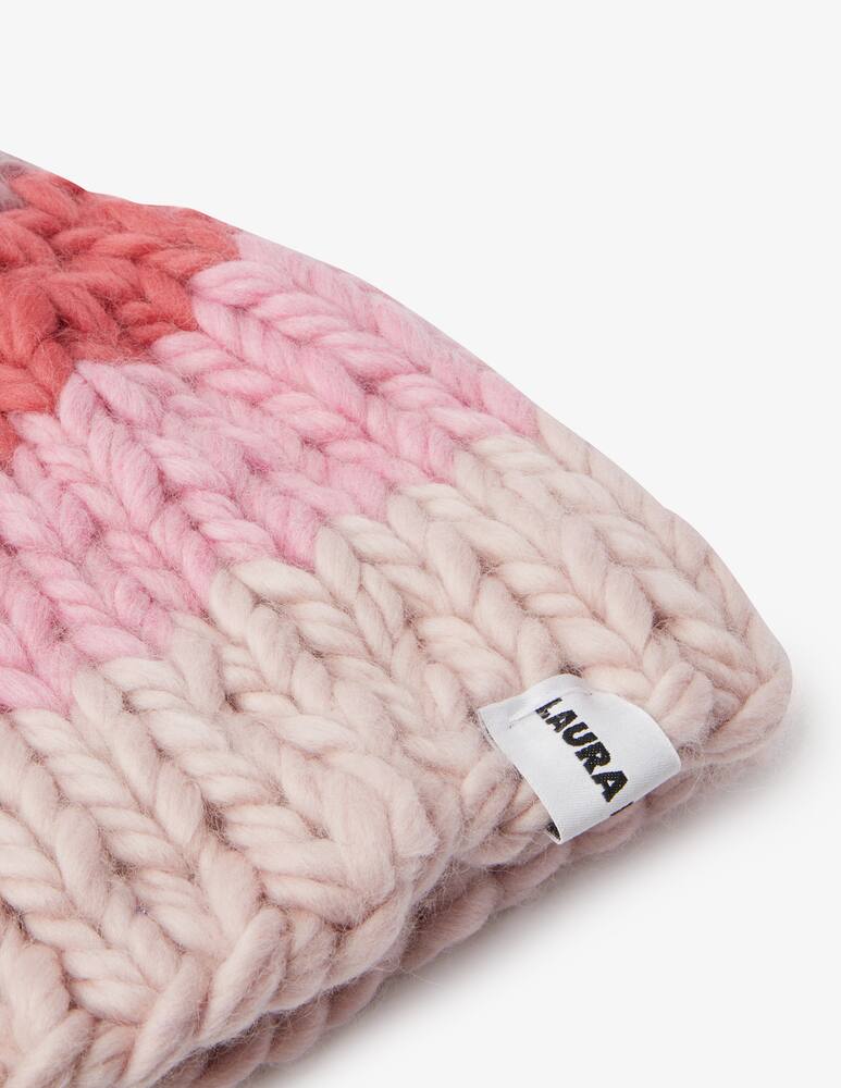 rinascente Laura Baresi Chunky Sepeial Edition striped beanie - Pink