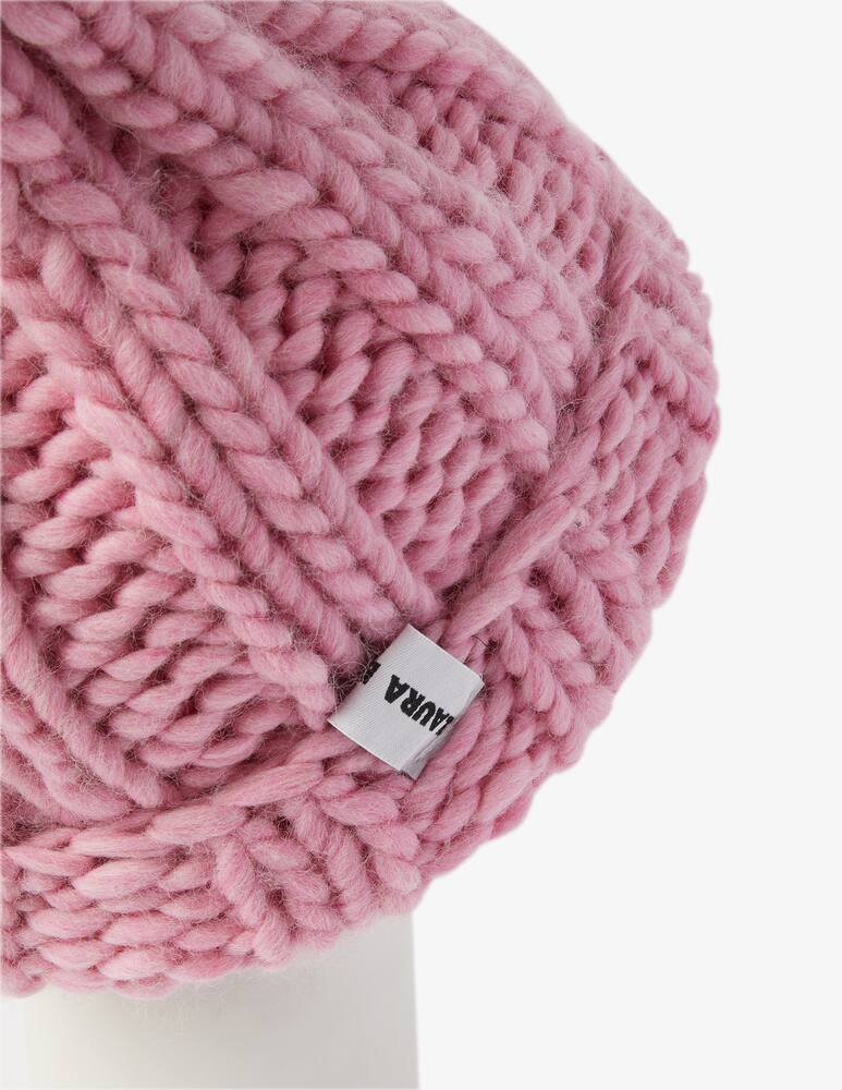 Laura Baresi Fonzie lapel beeanie - Pink - picture 4