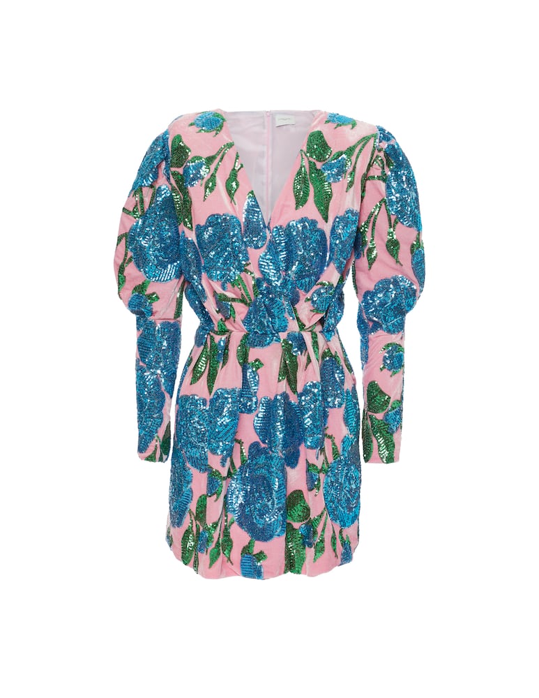 rinascente Giuseppe di Morabito Mini dress in embroidered velvet
