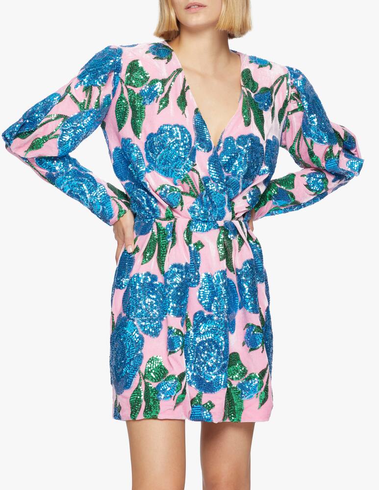 rinascente Giuseppe di Morabito Mini dress in embroidered velvet
