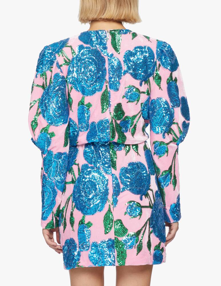 rinascente Giuseppe di Morabito Mini dress in embroidered velvet