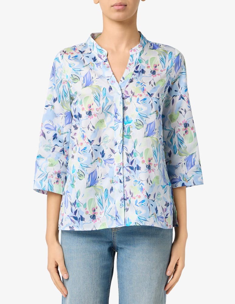 rinascente Elizabeth Ascot Floral print shirt