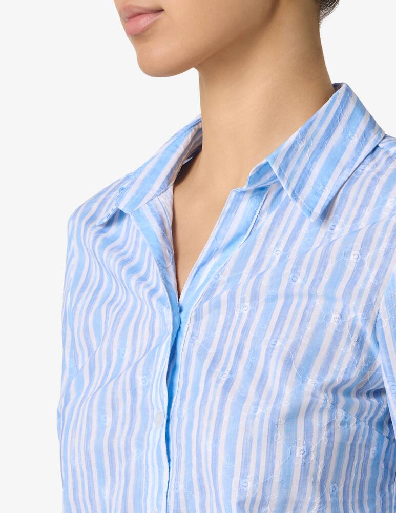Elizabeth Ascot Alamari stripe shirt - picture 4 Elizabeth Ascot Alamari stripe shirt - picture 4