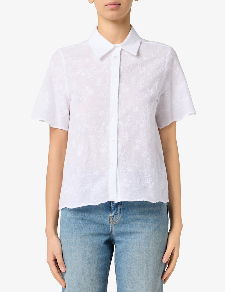 rinascente Elizabeth Ascot Embroidered shirt