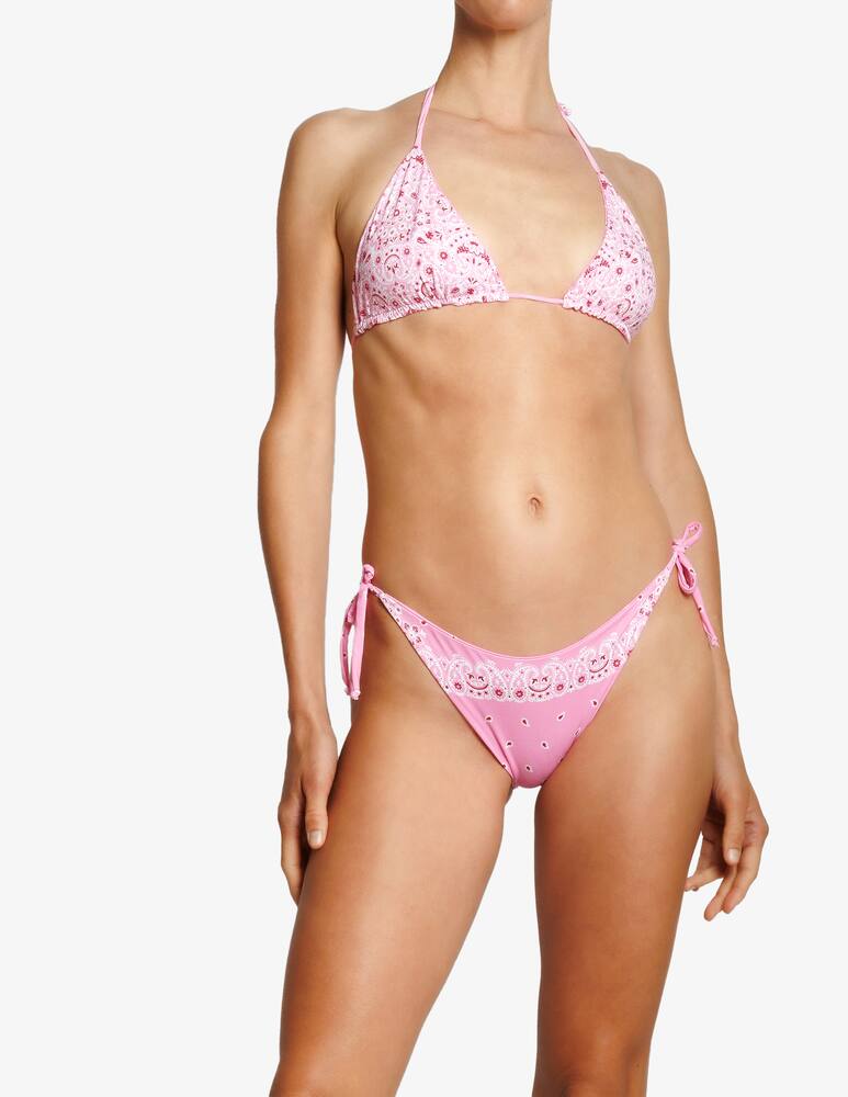 Delfina Set bikini a triangolo reversibile con stampa bandana - immagine 1 Delfina Set bikini a triangolo reversibile con stampa bandana - immagine 1