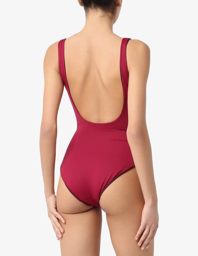 rinascente Delfina Reversible scoop one-piece swimsuit