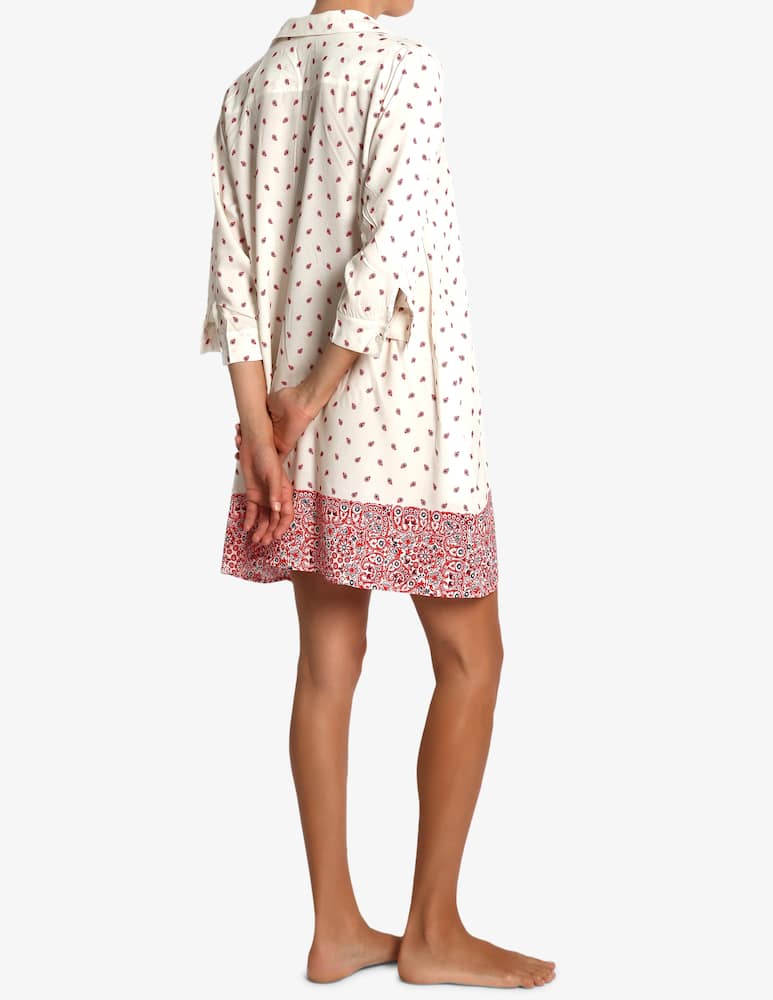 rinascente Delfina Abito corto stampa bandana