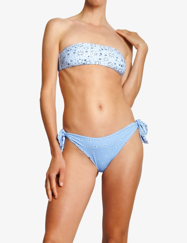 rinascente Delfina Reversible bandeau bikini set