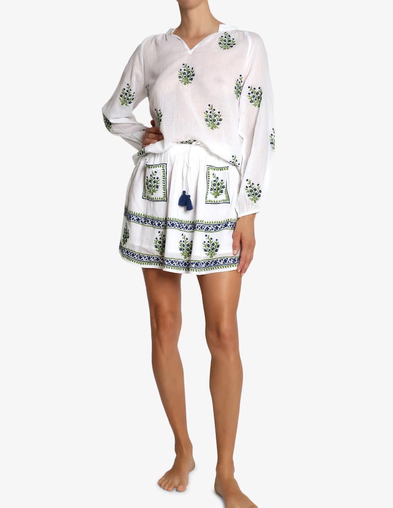 rinascente Delfina Blusa garza ricamata