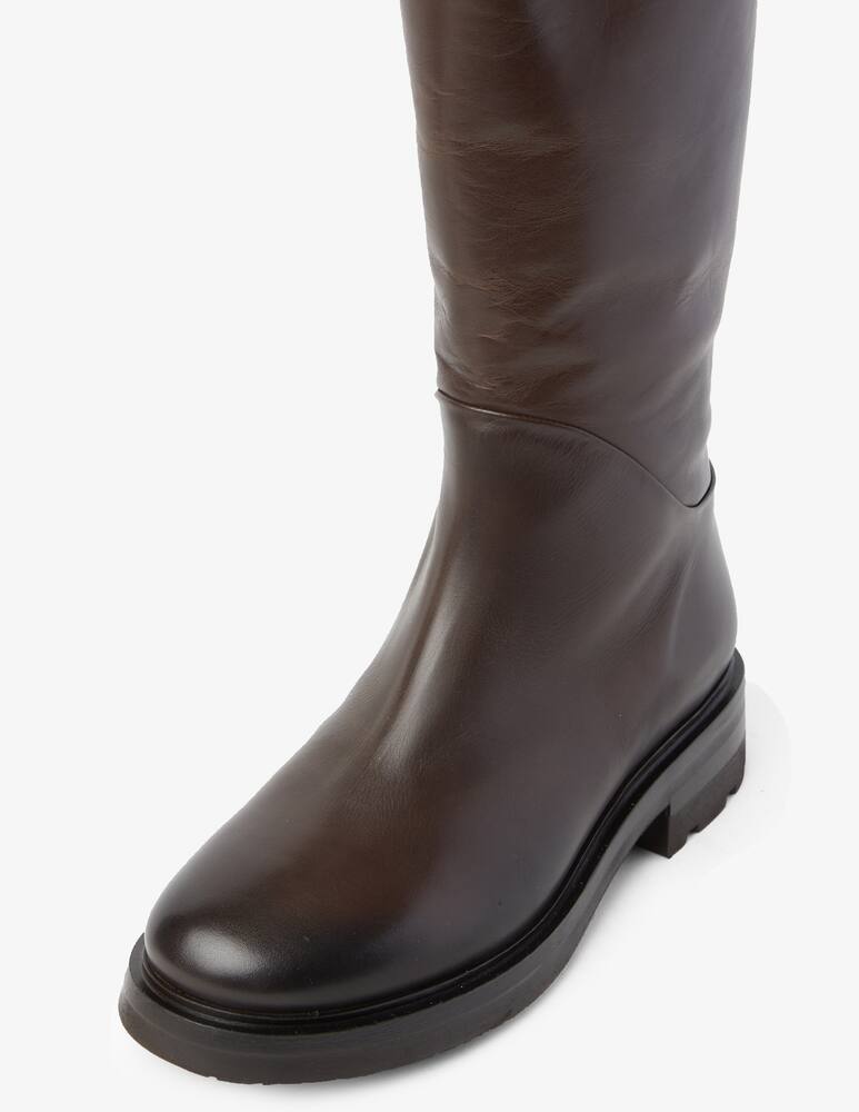 rinascente Strategia Stivali in pelle - Marrone