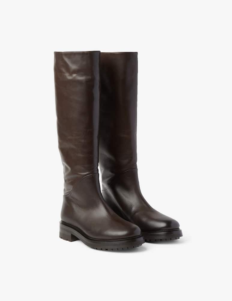 rinascente Strategia Stivali in pelle - Marrone