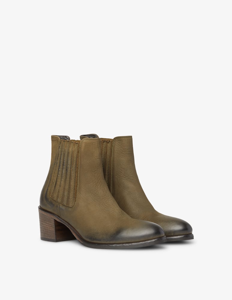 rinascente Strategia Leather chelsea boots - Brown