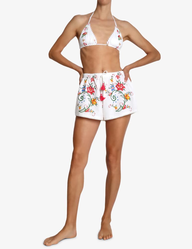 rinascente Delfina Shorts ricamati fuori acqua
