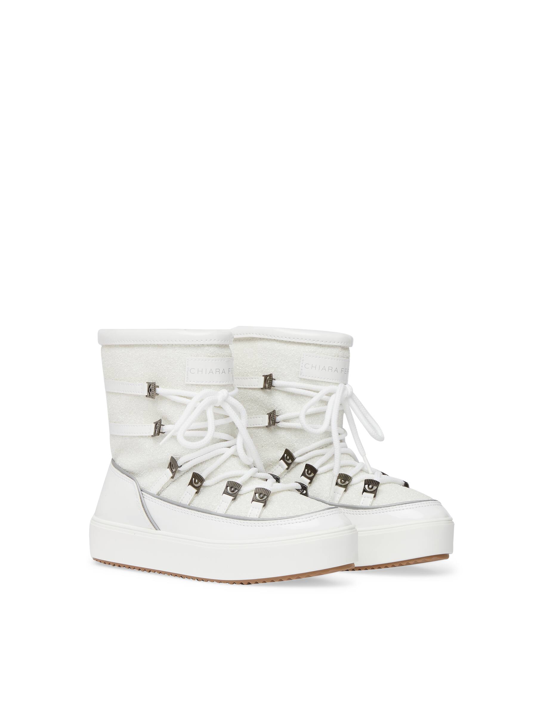 Scarpe CHIARA FERRAGNI - CF2546-009 White - Stivali da neve - Stivali e  altri - Donna | escarpe.it