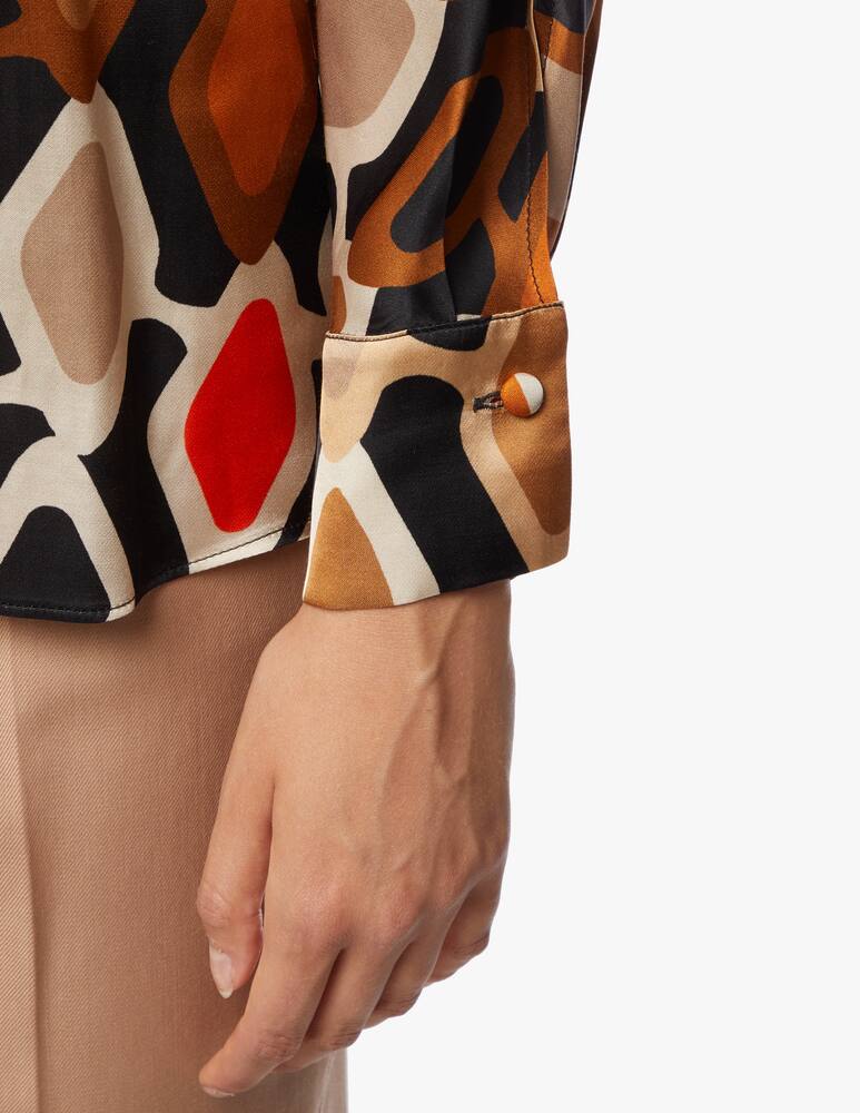 rinascente Jucca Blouse with rhombus fantasy bow