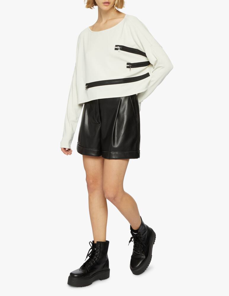 rinascente Jucca Faux leather shorts