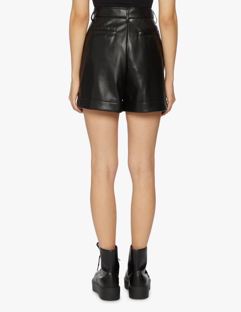 rinascente Jucca Faux leather shorts