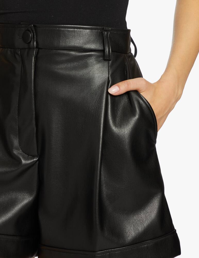 rinascente Jucca Faux leather shorts