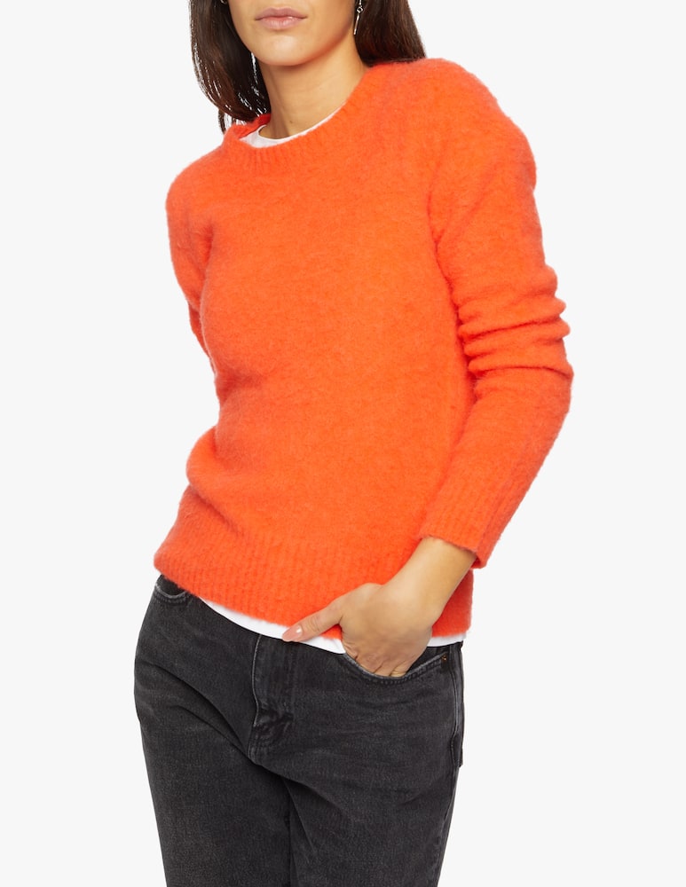 rinascente Jucca Long-sleeved brushed crewneck top