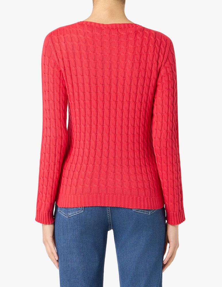 rinascente Elizabeth Ascot Maglia trecce cotone Barc