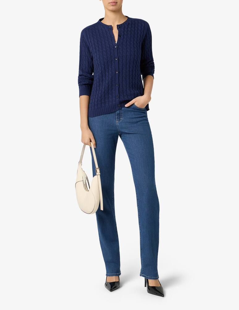 rinascente Elizabeth Ascot Cable knit cardigan