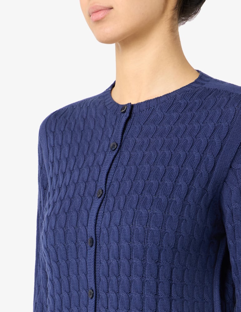 Elizabeth Ascot Cable knit cardigan - picture 4 Elizabeth Ascot Cable knit cardigan - picture 4