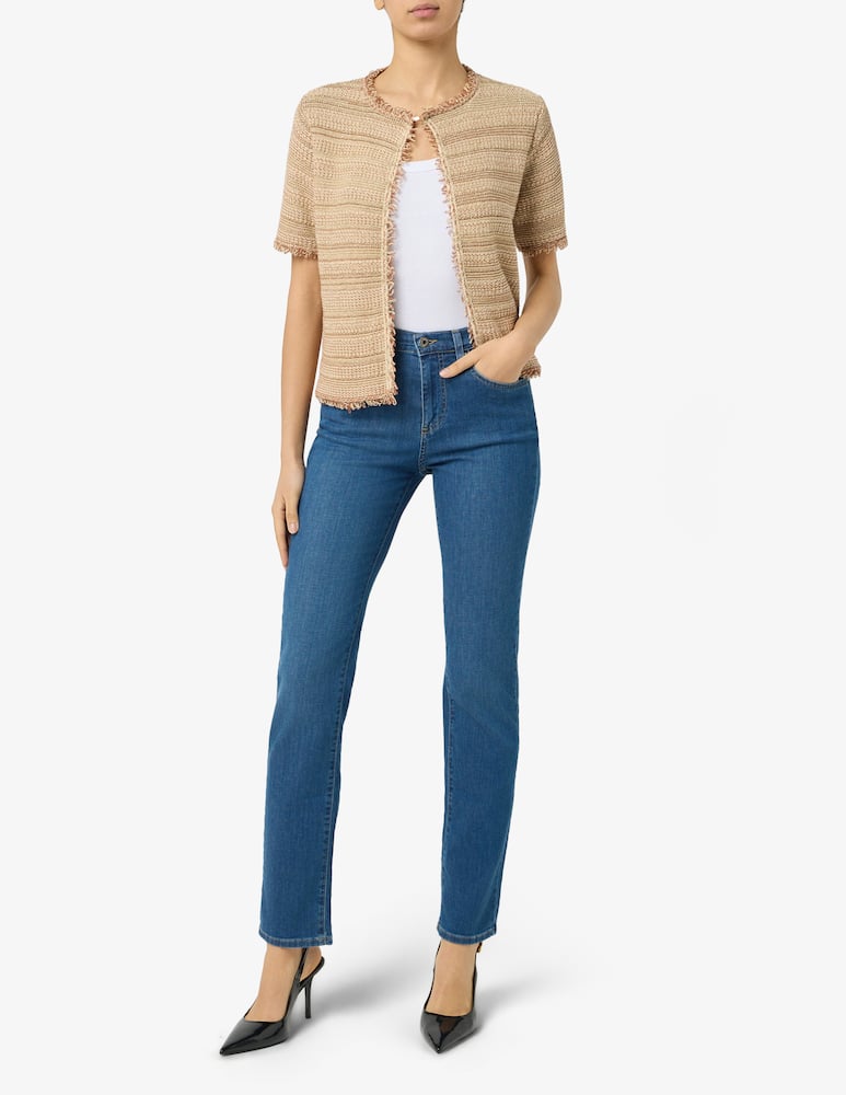 rinascente Elizabeth Ascot Tweed lurex cardigan